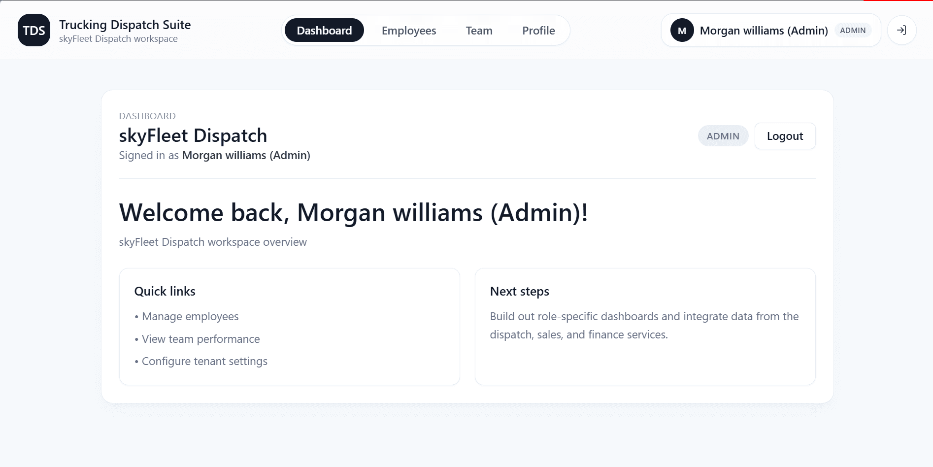 CRM + Dispatch Management System